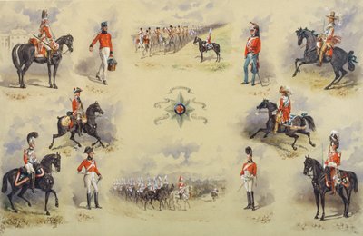 Uniforms of the 2nd Life Guards by Reginald Wymer